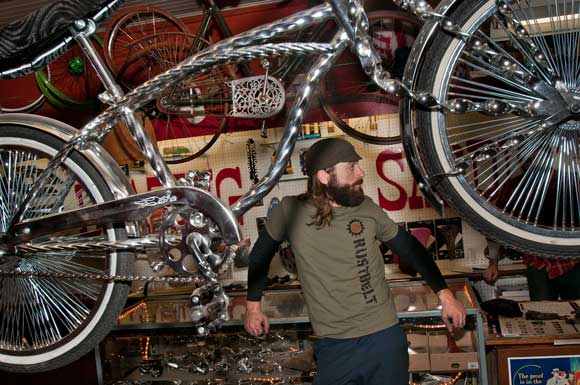 Travis Peebles of Blazing Saddles Cycle in Cleveland