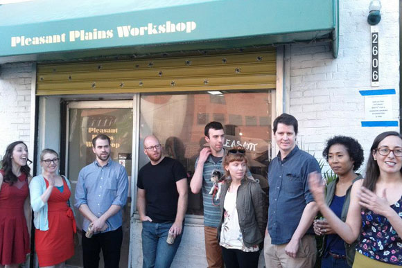 Pleasant Plains Workshop was visited by a recent Cash Mob orchestrated by Think Local First