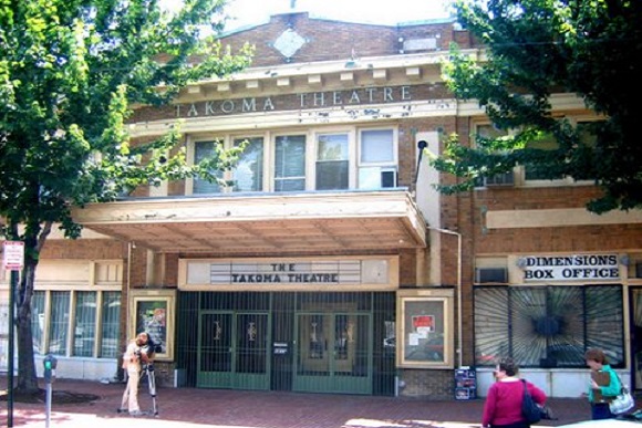 The front of the Takoma Theatre, spring 2008